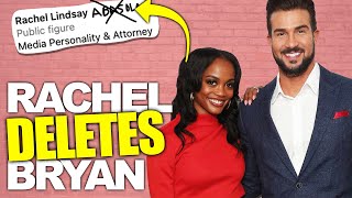 Bachelorette Rachel UPDATES Bio Deleting Bryan's Last Name - Will She Make A Statement?!