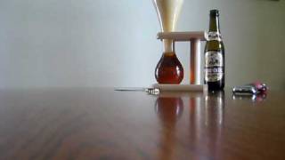 Pouring Kwak In To A Coachman's Glass (w/ overflow)