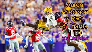 Aaron Anderson highlights vs Ole Miss | CFB 2024