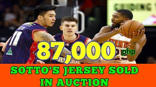 🔴WOW, GAME Worn NBA X NBL Kai Sotto Jersey sold for 87,000. ADELAIDE BIDDING