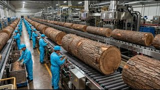 How Paper Is Made From Wood: Inside the Giant Paper Mill & Manufacturing Factory (Full Process)