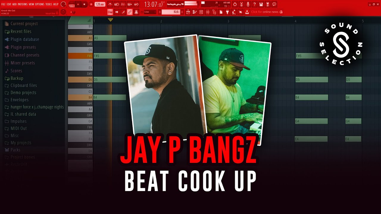 Jay P Bangz Making A Smooth Larry June Type Beats - YouTube