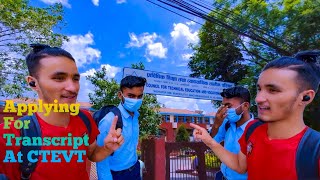 VLOG NO.74||Applying For Transcript At CTEVT, Sanothimi, Bhaktapur||Process and Document Needed||