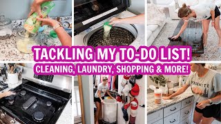 CLEANING MOTIVATION - SUMMER MOM ROUTINE & TACKLING MY TO-DO LIST! Come clean with me!!!