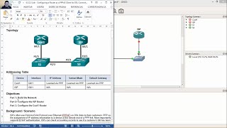 3.2.2.7 - 6.3.2.3 Lab - Configuring a Router as a PPPoE Client for DSL Connectivity (GNS3)