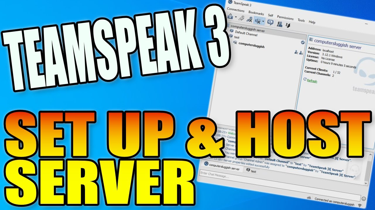 How To Set Up Host Your Own Teamspeak 3 Server Youtube