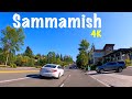 Relaxing 4K Drive in Seattle Suburb in an Amazing Weather - SAMMAMISH WASHINGTON