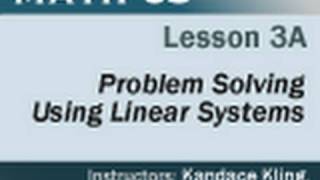 Math 65 - Lesson 3a
