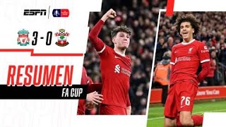 ¡LOS REDS GOLEARON CON LOS PIBES Y VAN CONTRA EL UNITED! | Liverpool 3-0 Southampton | RESUMEN