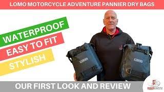 Lomo Motorcycle Adventure Pannier Dry Bags | Our first look and review