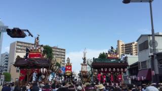 熊谷うちわ祭2017年7月21日 東京ガス前叩き合い