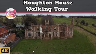 HOUGHTON HOUSE |  A RUINED Mansion House Overlooking Beautiful Landscapes  |  Walking Tour