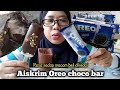 Aiskrim Oreo bersalut coklat | ice cream Oreo chocolate bar | Simple recipe