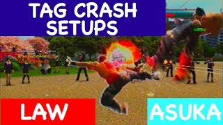 Tekken-Tag-2 Tag Crash Setups [Law \u0026 Asuka]