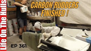 Carbon Rudders and Thru Hulls - Vital Jobs for Launch Day Ep361