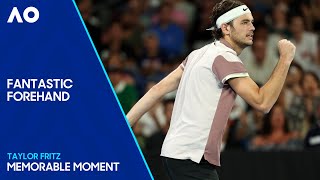 Taylor Fritz Dominates with his Fantastic Forehand | Australian Open 2024