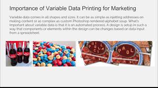 Variable Data Printing (VIDEO 03)