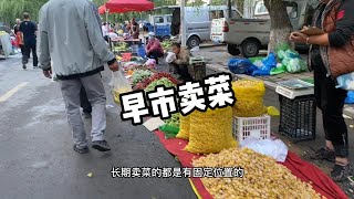 在东北农村吃蔬菜基本不用花钱，种多了还可以拿去早市卖了换钱