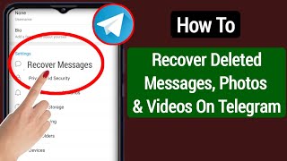 How To Recover Deleted TelegramMessage, Chats, Pictures and Videos (Method 2025)