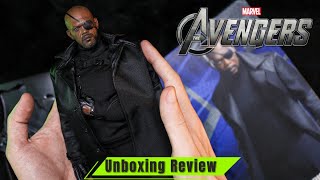 Marvel Nick Fury Sixth Scale Figure by Hot Toys Unboxing Review