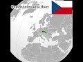 Czech republic now vs then (New version) #geography