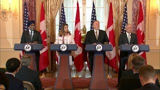 U.S.-Canada 2+2 Ministerial - Joint Press Availability