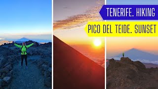 Teide National Park: Hiking to Pico del Teide at Sunset | 4K | Drone footage