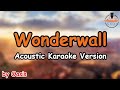 Wonderwall - Oasis (Acoustic Karaoke Version)