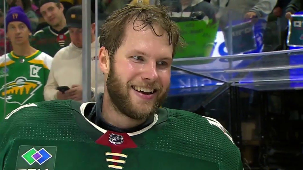 Wild Goalie Filip Gustavsson After 41-save Shutout - YouTube