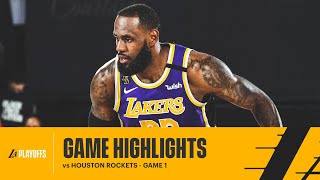 HIGHLIGHTS | LeBron James (20 pts, 7 ast, 8 reb) vs Houston Rockets