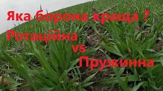 Яка борона краща? Ротаційна VS Пружинна. Озимий ячмінь посів класична технологія та No Till що краще