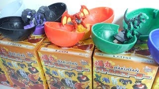 爆丸バトルシューター 全５種 開封 爆丸バトルプラネット バクガン BAKUGAN 食玩 Japanese candy toys