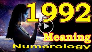 🔴 Angel Number Meanings 1992 ✅ Seeing 1992 ✅ Numerology Box