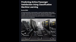 Airline Satisfaction Prediction with Classification Machine Learning and Streamlit