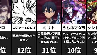 人類最強キャラ強さランキングパート2 (独断と偏見そして僕の解釈)です