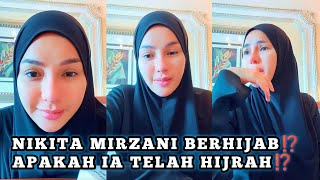 NIKITA MIRZANI MODE SOLEHA, PAKAI JILBAB DAN BAJU MUSLIMAH TAMPAK CANTIK BANGET.