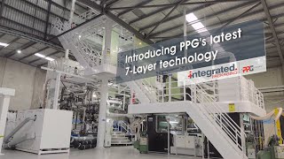 Integrated Packaging showcases the 7-Layer Co-Extrusion line