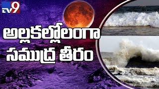 శ్రీకాకుళం బీచ్‌లో 20 మీటర్ల ముందుకు సముద్రం అల్లకల్లోలం - TV9