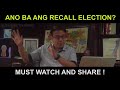 RECALL ELECTION