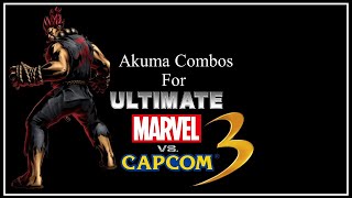 UMVC3 Combos - Akuma confirms