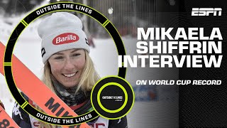 8️⃣7️⃣ WINS 🥇 Mikaela Shiffrin on breaking the alpine skiing World Cup record 👏 | Outside the Lines
