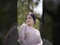 Ahaana Krishna in pastel pink designer saree|