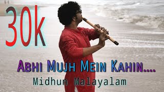 Midhun Malayalam - Agneepath | Abhi mujh mein | flute | Cover | agneepath songs | Hindi song |