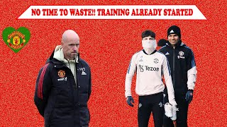 NO TIME TO WASTE!! Manchester United is back in Training as they Prepare for Carabao Cup Semi final