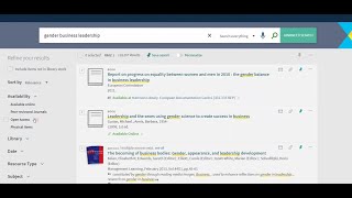 Basic Library Search