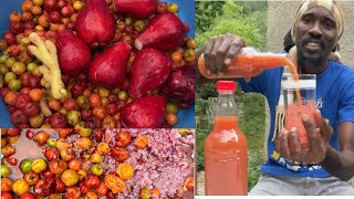 Otaheite Apple (Jamaican Apple) and cherry Juice To Rejuvenate your body.