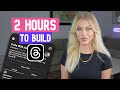 2 HOURS to build a working Threads App! (Super simple!)