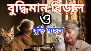 বুদ্ধিমান বিড়াল ও বুড়ি মহিলা গল্প। Story of the wise cat and old woman।