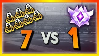 7 Gold Players vs 1 Grand Champion