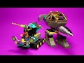 how to build the small mobile laser cutter ~ lego rock raiders step by step instructions